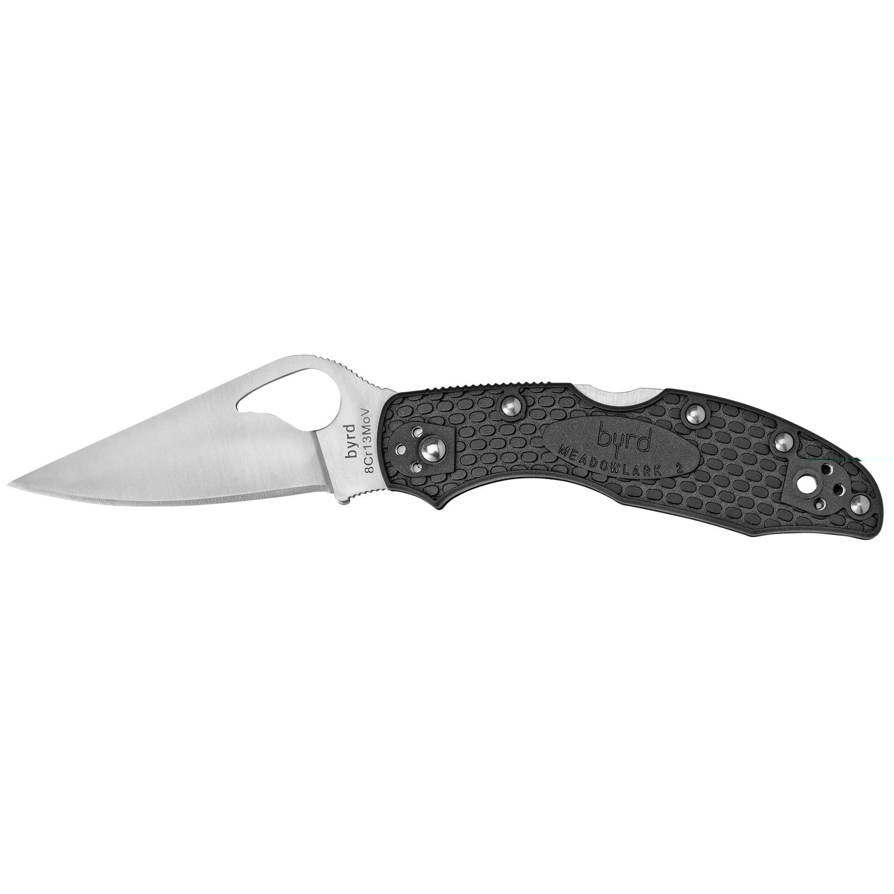 Spyderco Byrd Meadowlark 2 Ltwt Blk Spyderco