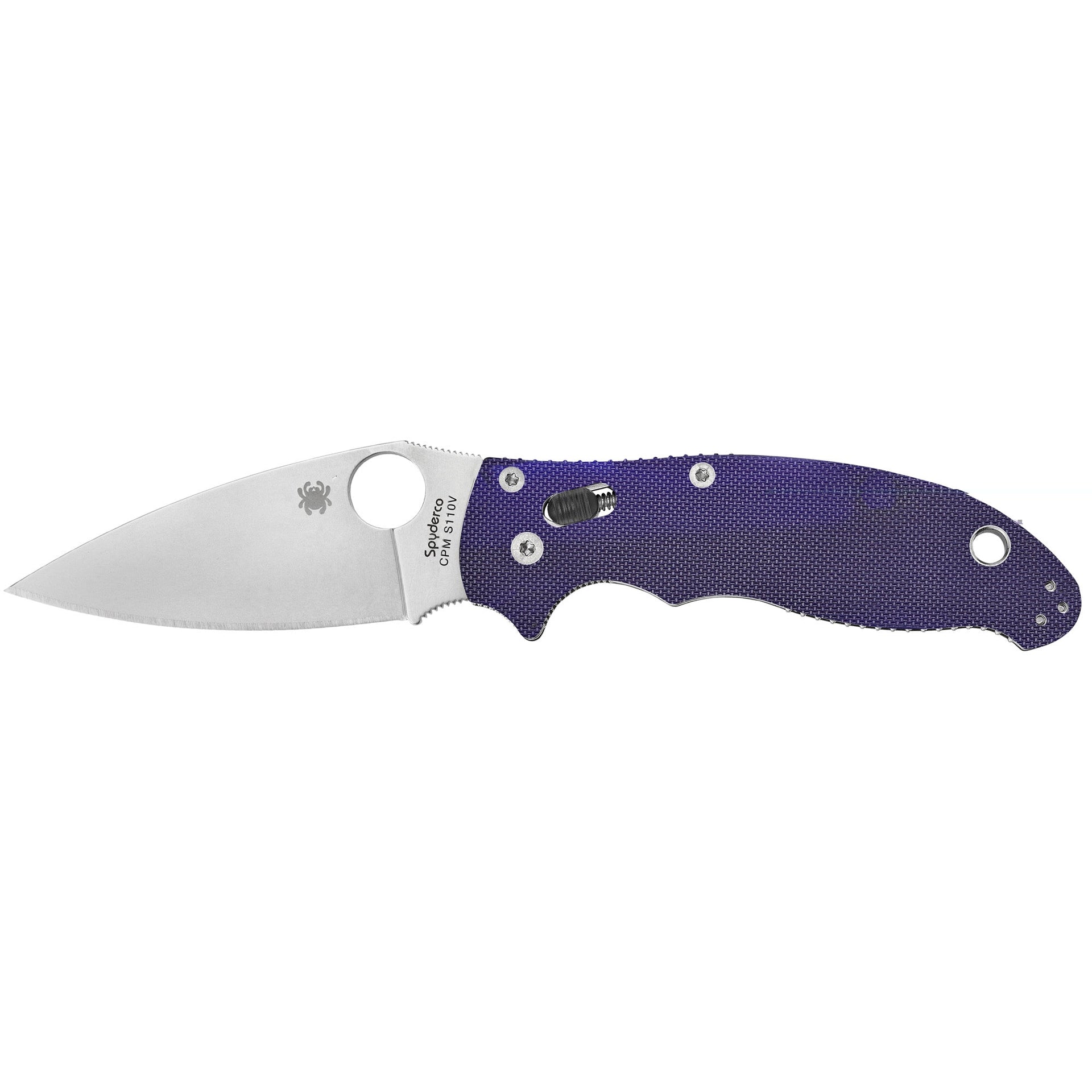 Spyderco Manix 2 G-10 Dark Bl 3.375 Spyderco