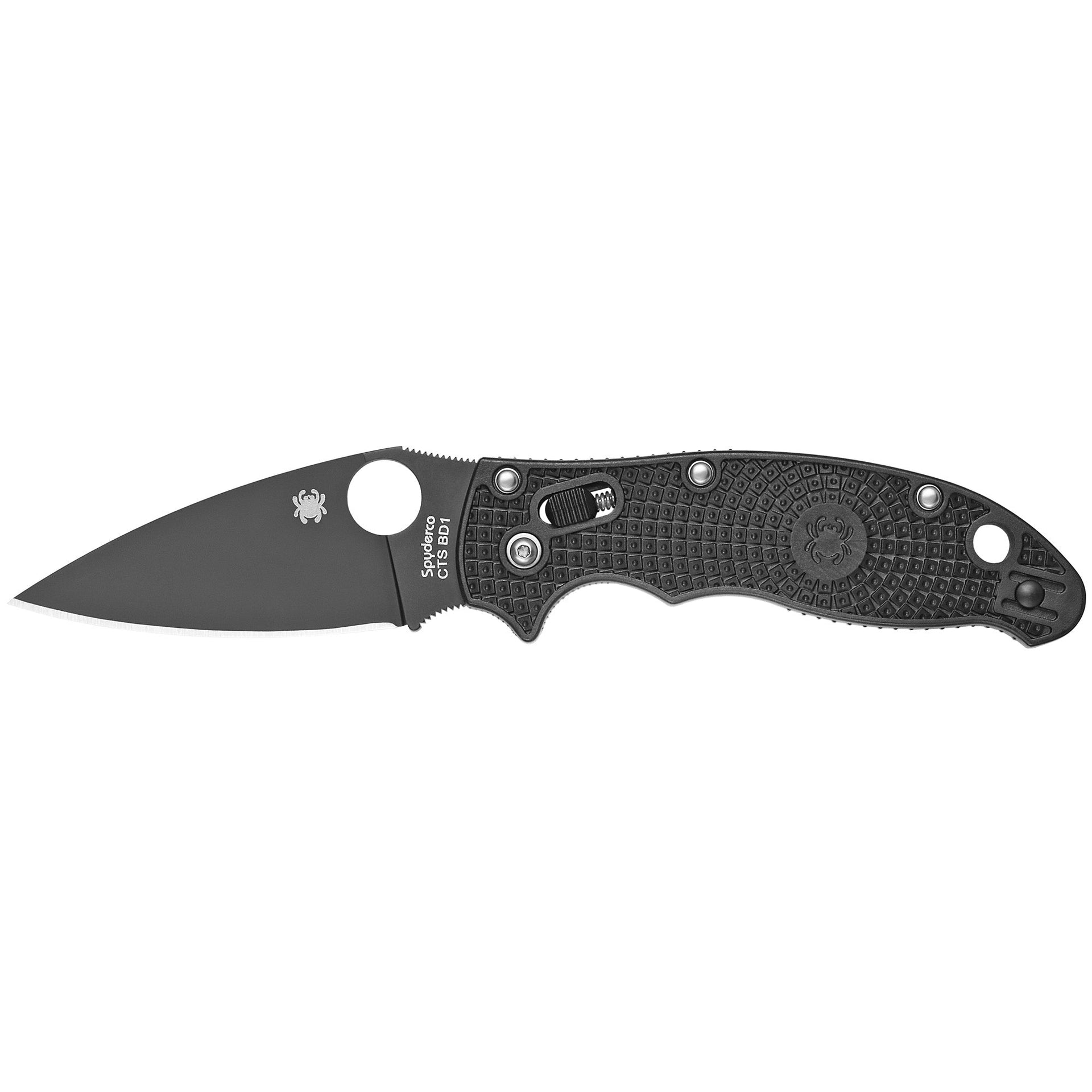 Spyderco Manix 2 Ltwt 3.375" Blk Spyderco