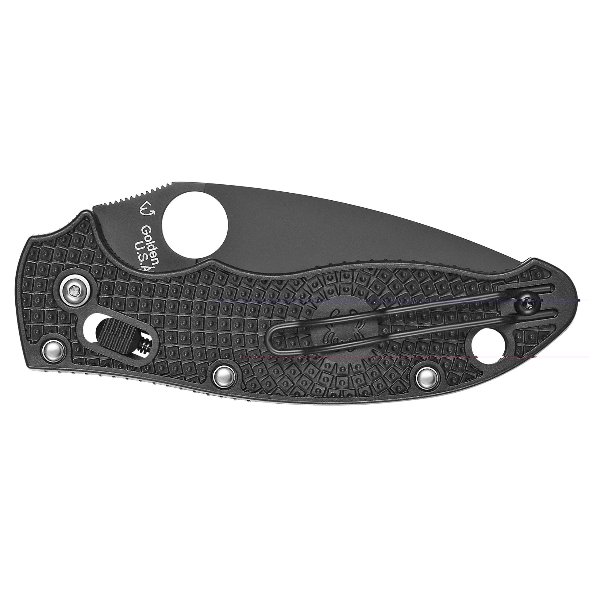 Spyderco Manix 2 Ltwt 3.375" Blk Spyderco