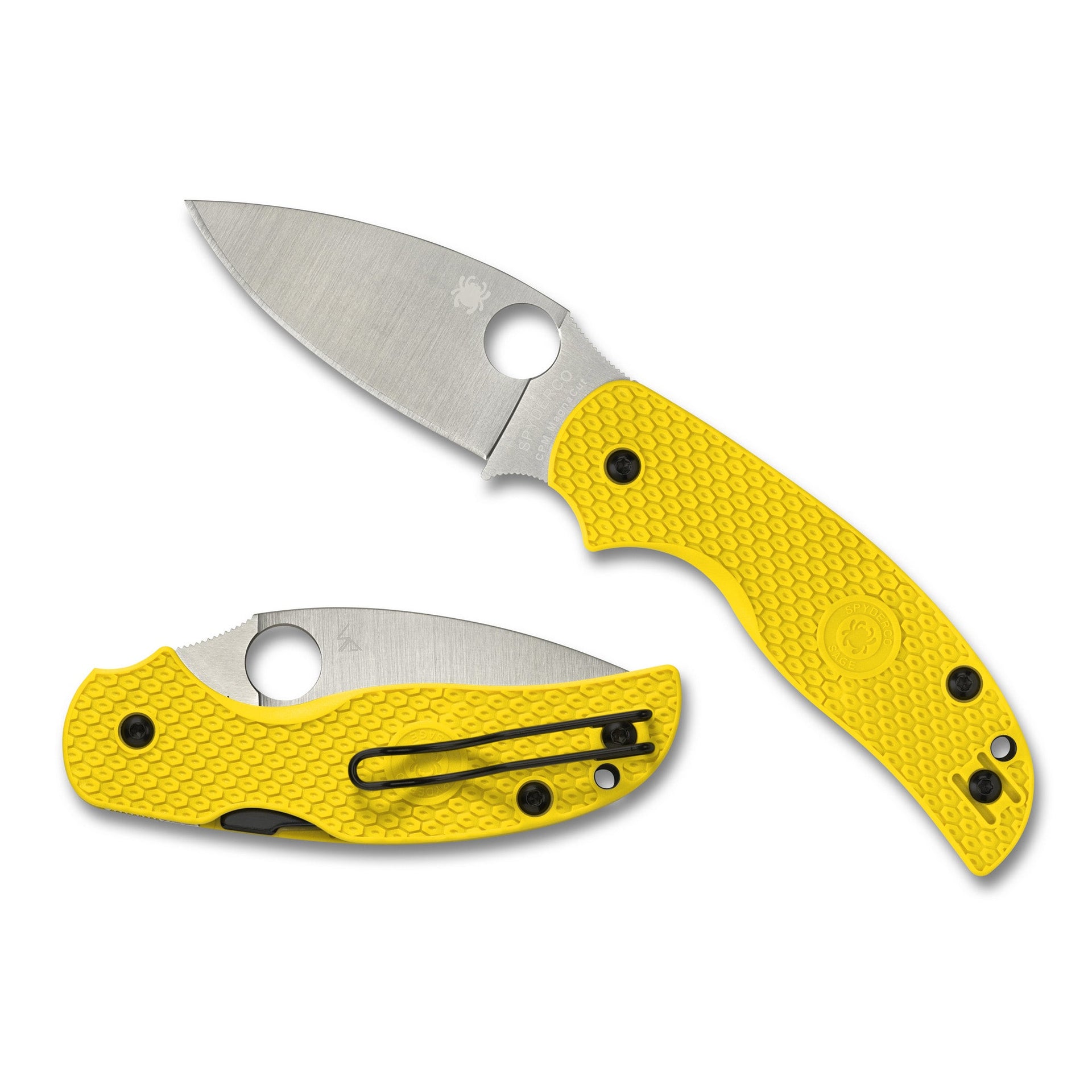 Spyderco Sage 5 Lw Salt 3" Yellow Spyderco