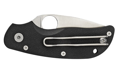 Spyderco Cat Black G-10 Plainedge Spyderco