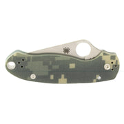 Spyderco Para3 G10 Camo Plainedge Spyderco