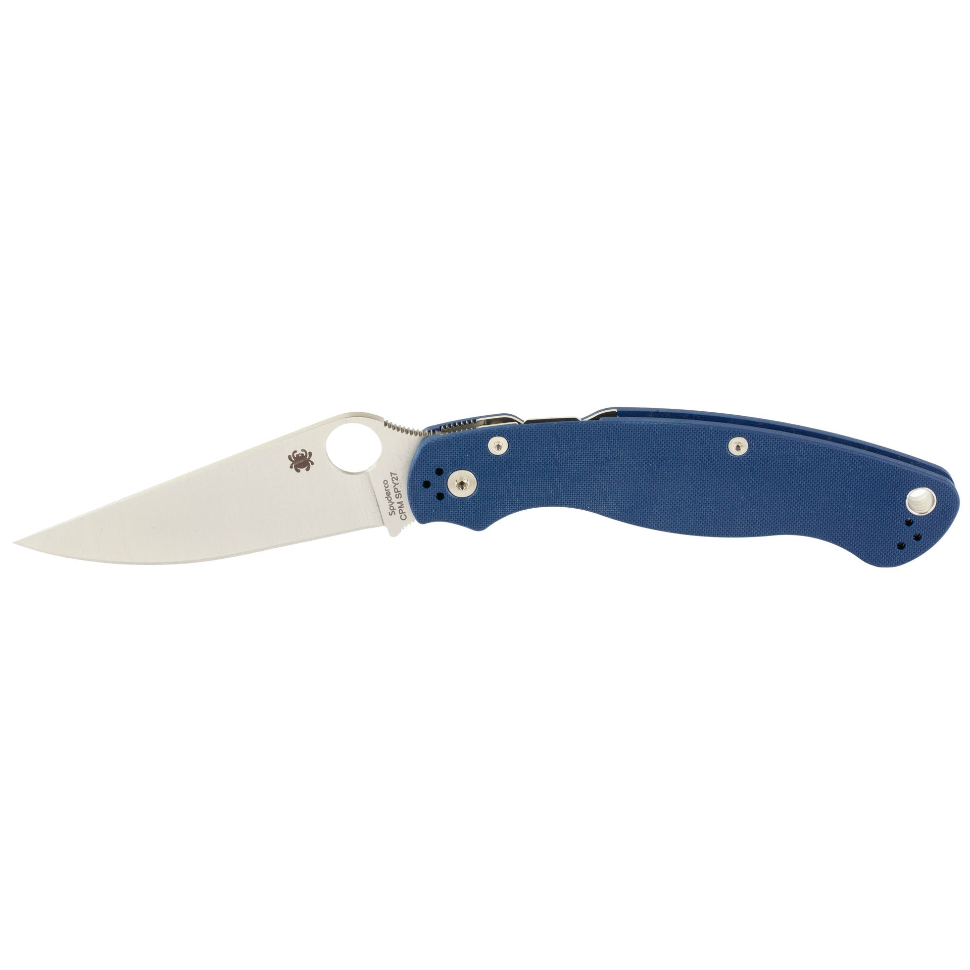 Spyderco Military 2 G-10 4" Blue Spyderco