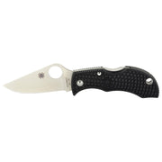 Spyderco Manbug Black Frn Plain Spyderco