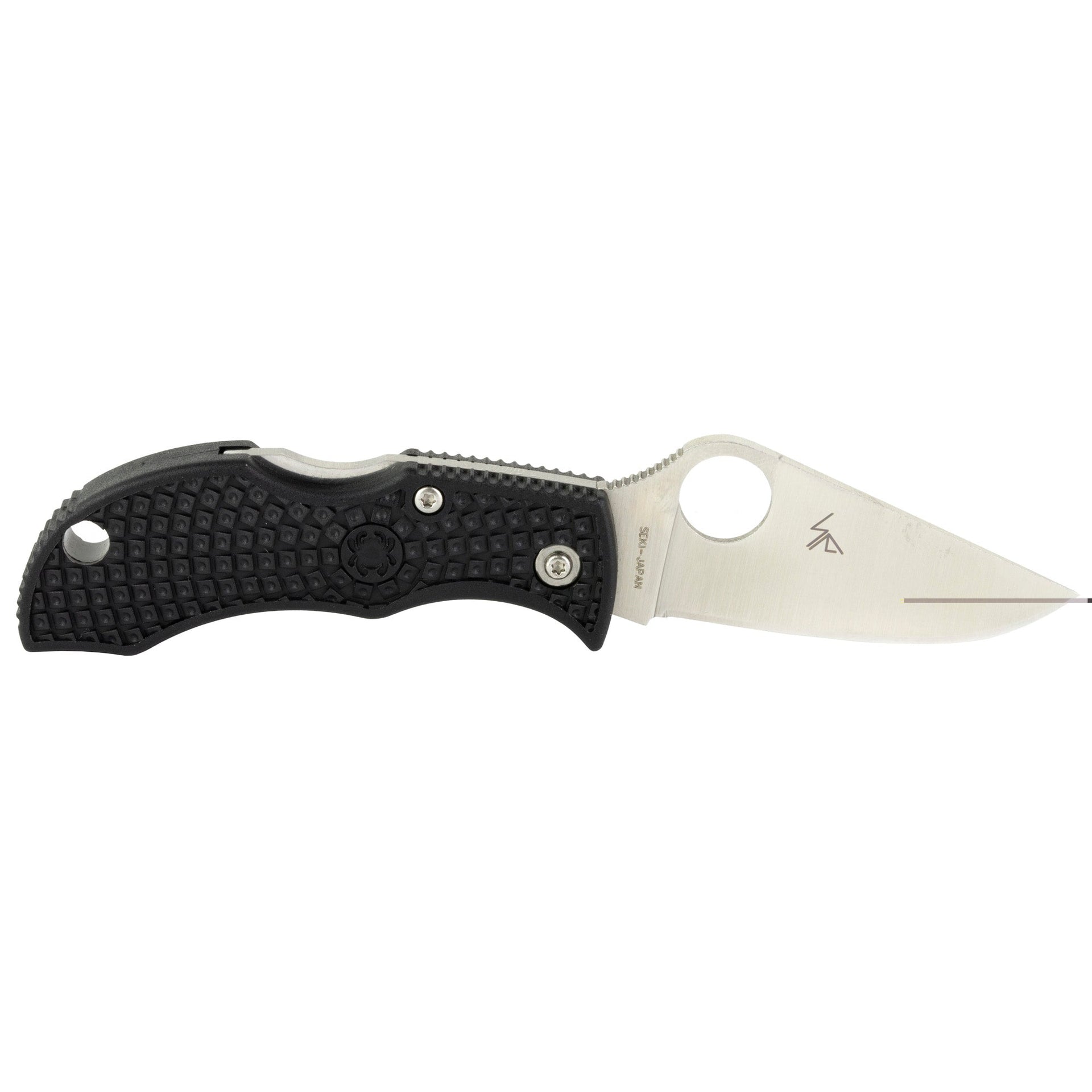 Spyderco Manbug Black Frn Plain Spyderco