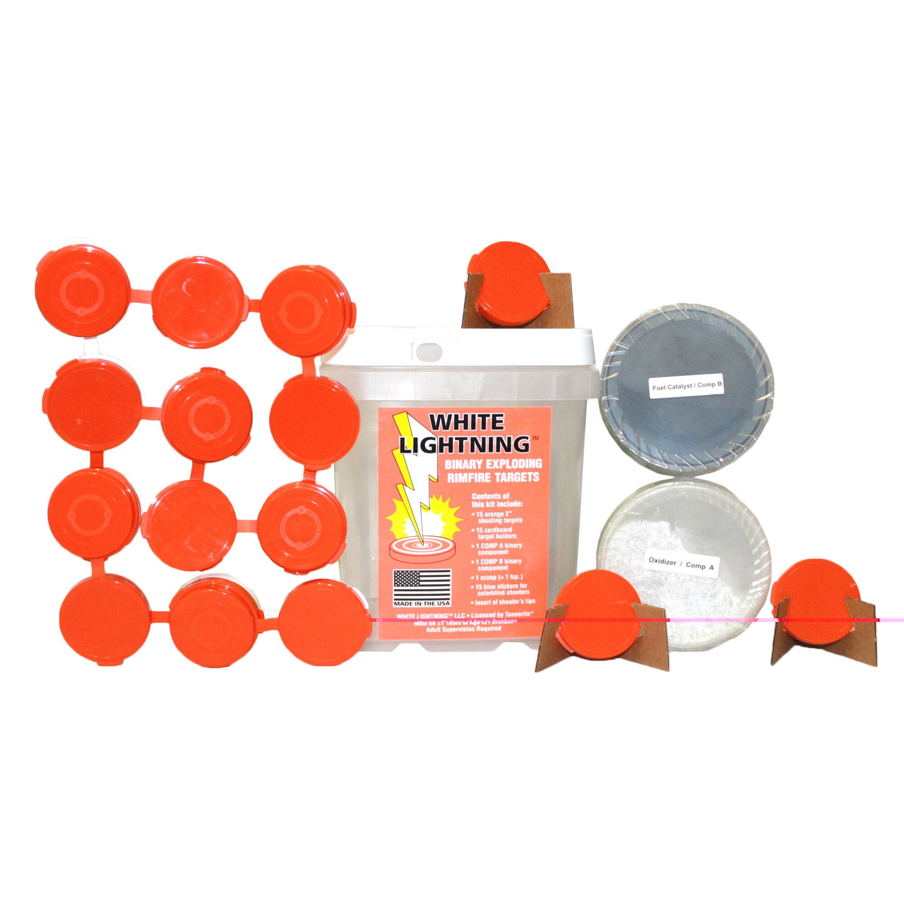 Tannerite Wht Lightning Trgt Kit Tannerite