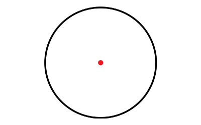 Truglo Red Dot Open 4 Reticle Black TRUGLO