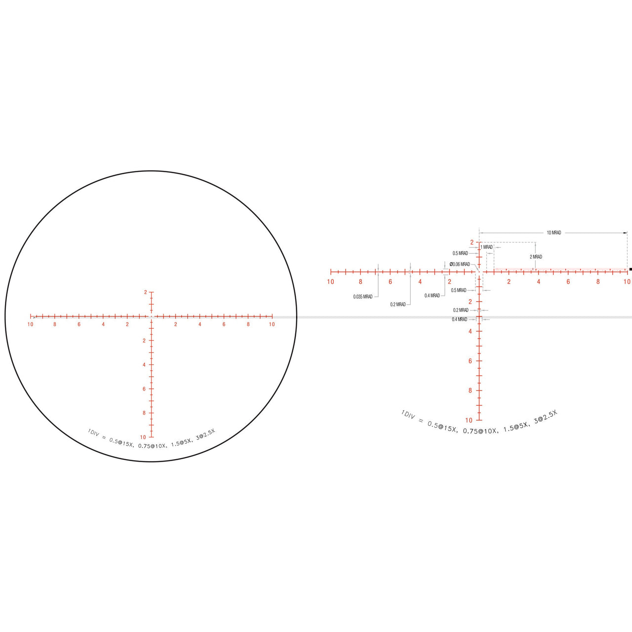 Trijicon Credo 2.5-15x42 Sfp Mrad Rd Trijicon