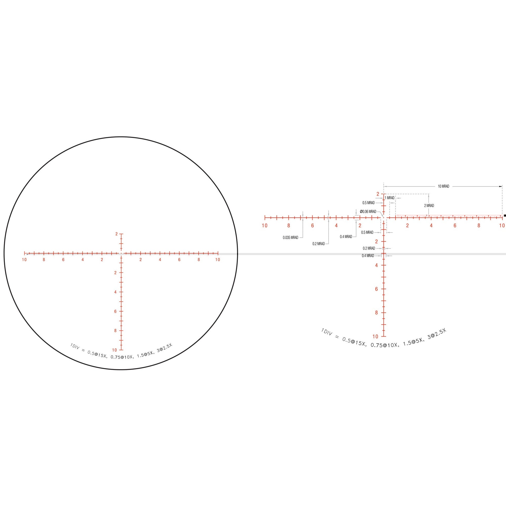 Trijicon Credo 2.5-15x42 Sfp Mrad Rd Trijicon