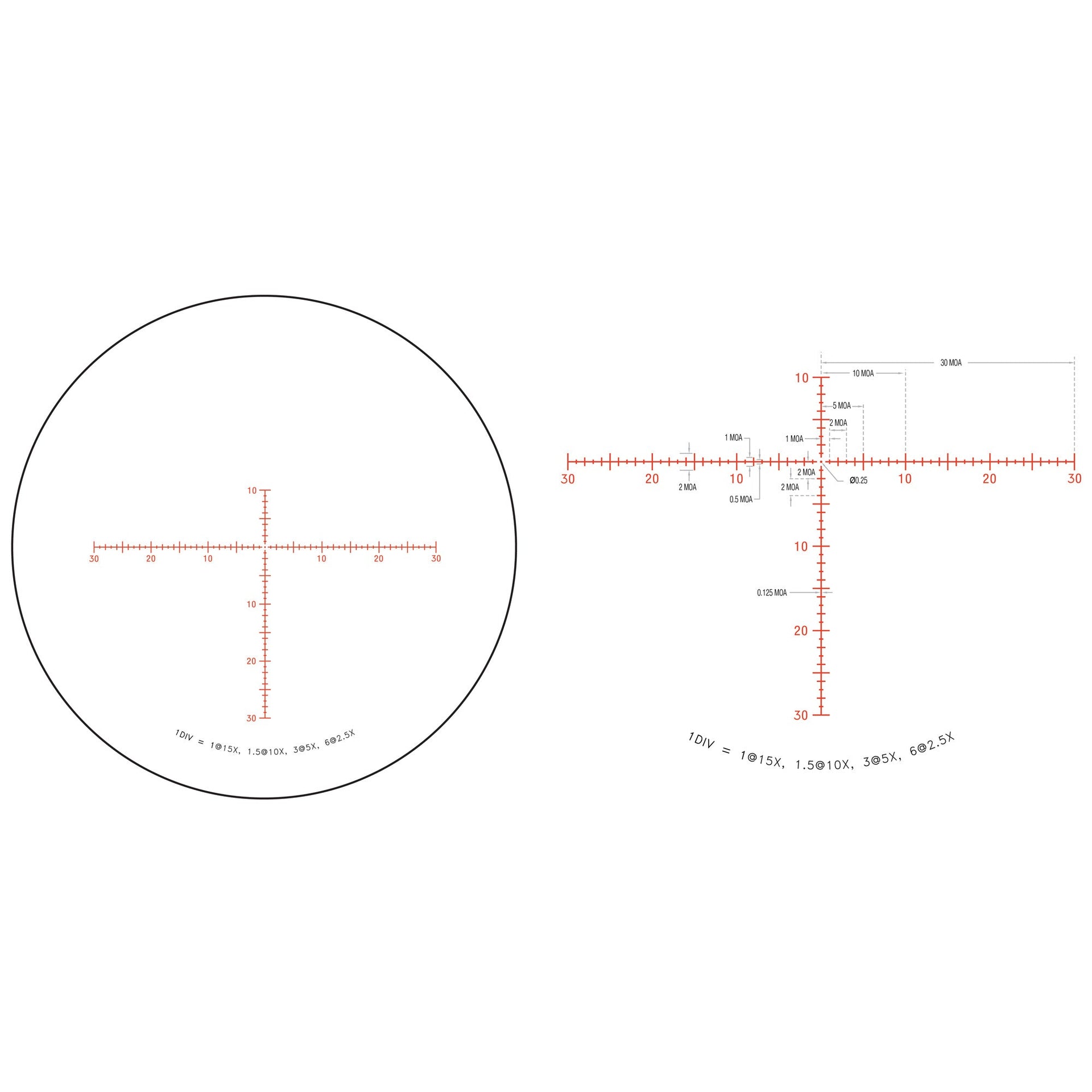 Trijicon Credo Hx 2.5-15x42 Sfp Moa Trijicon