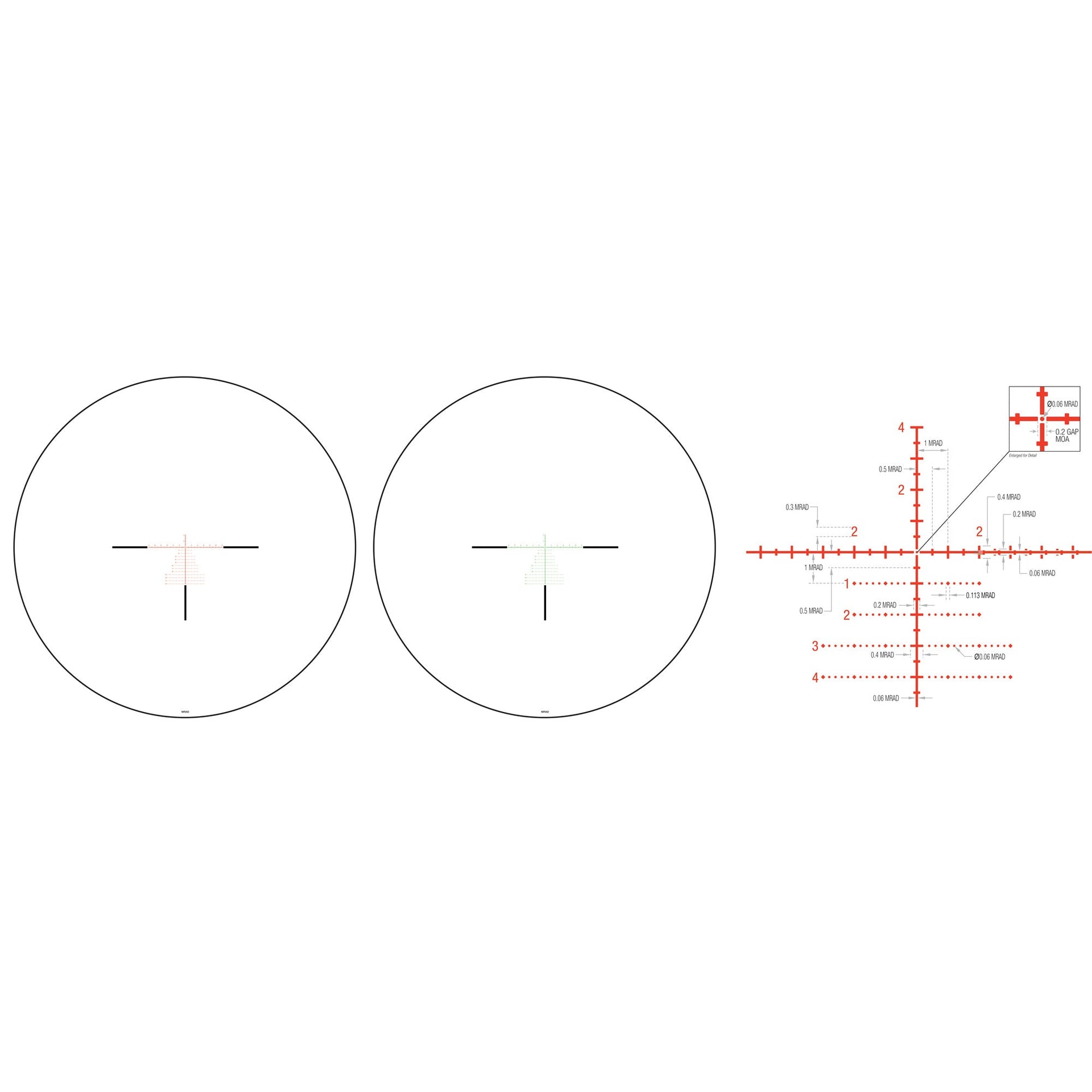 Trijicon Tenmile 3-18x44 Ffp Mra R/g Trijicon