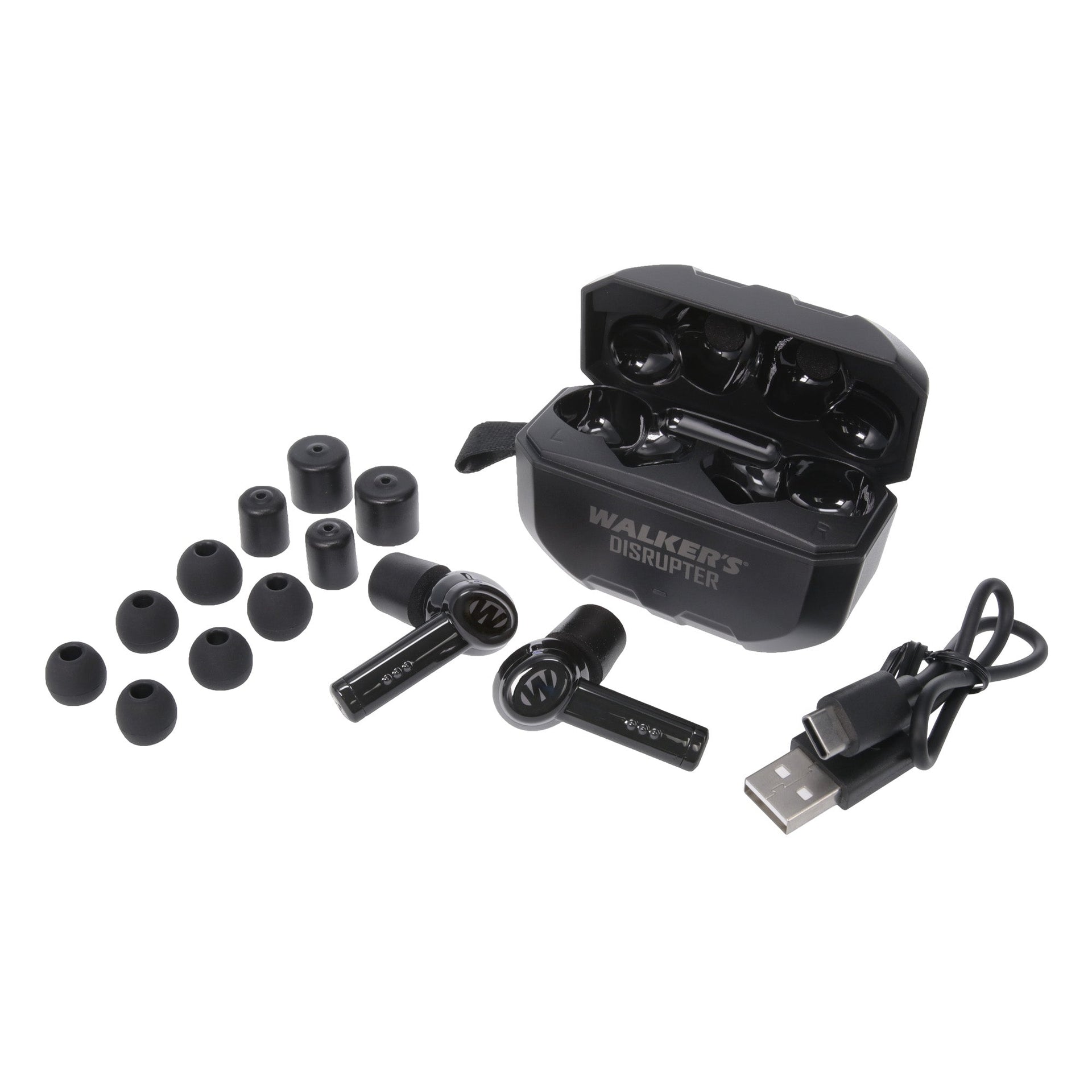 Walkers Disrupter N/c Earbuds Blk Walker's
