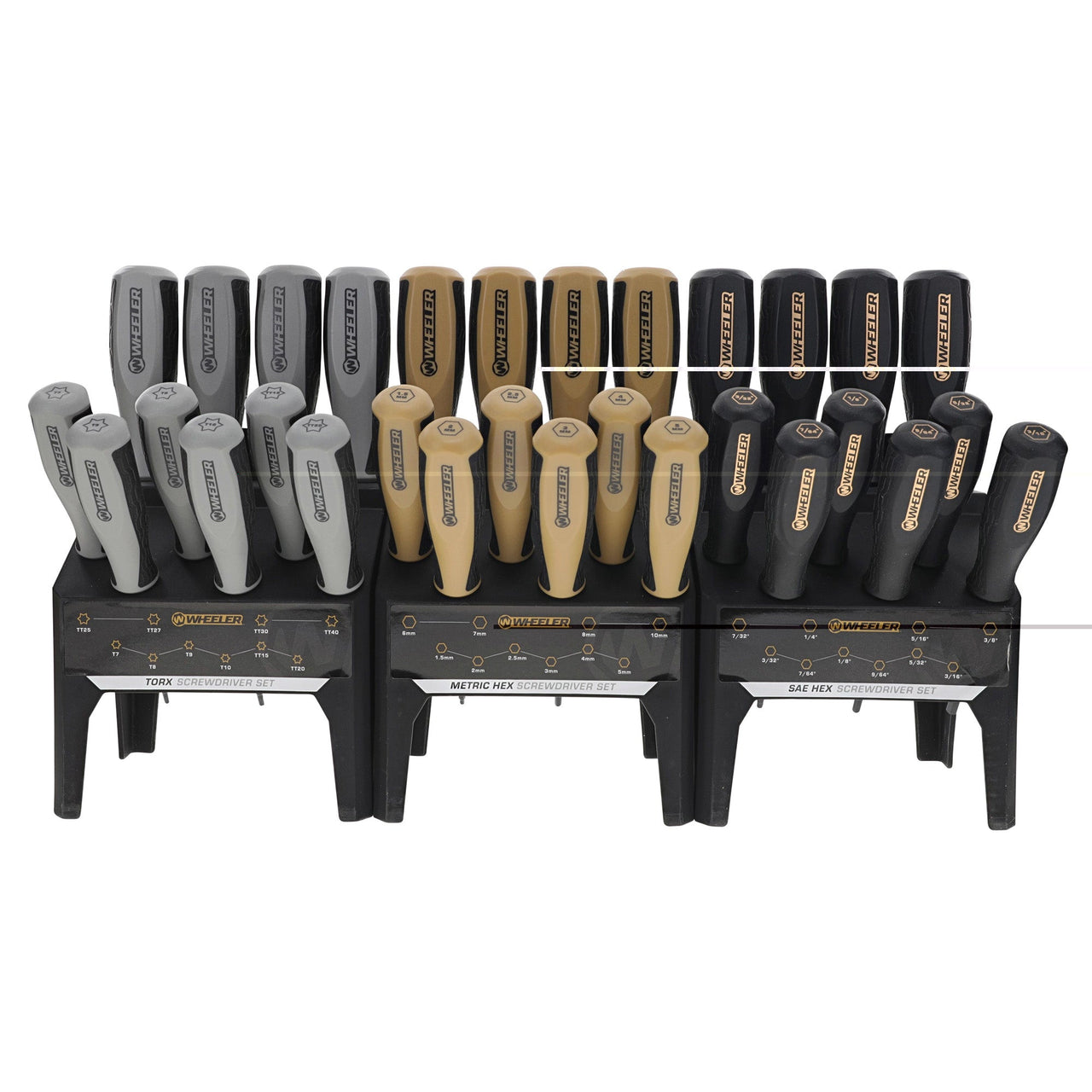 Wheeler 30pc Hex/torx Bench Driv Set Wheeler