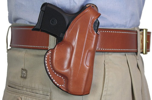 Desantis Maverick Holster Rh - Owb Leather Ruger Lcp Tan DeSantis