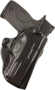 Desantis Mini Scabbard Holster - Rh Owb Leather 1911 5" Black DeSantis