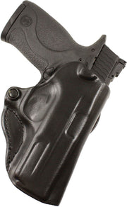 Desantis Mini Scabbard Holster - Rh Owb Leather Walther Ccp Blk DeSantis