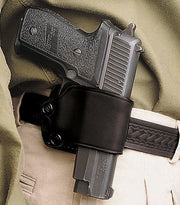 Desantis Yaqui Slide Holster - Rh Leather Large Da Autos Blk DeSantis