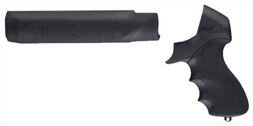 Hogue Pistol Grip W/forend - Mossberg 500 12ga. Black Hogue