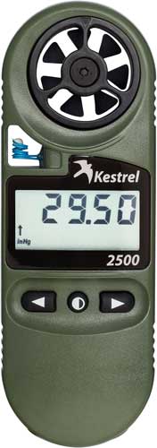 Kestrel 2500nv Weather Meter - Digital Altimeter Od Green Kestrel Ballistics