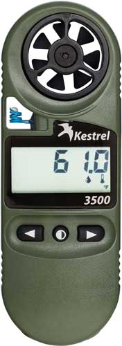 Kestrel 3500nv Weather Meter - Digital Psychrometer Od Green Kestrel Ballistics