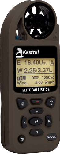 Kestrel 5700x Wez W/ Applied - Ballistics Flat Dark Earth Kestrel Ballistics