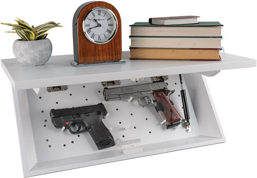 Lockdown In Plain Sight Shelf - White 24"wx11.75"hx3.25"d Lockdown