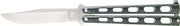 Bear & Son Butterfly Knife - 3.58" Galaxy/ss Clip Point Bear & Son