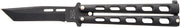 Bear & Son Butterfly Knife - 3.58" Black Tanto Blade Bear & Son