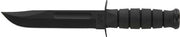 Ka-bar Full Size Black Kabar - Straight Edge 7" W/sheath Ka-Bar Knives