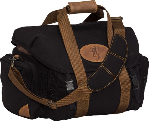 Browning Lona Canvas Shooting - Bag 19"wx11.5"hx13"d Blk/brn Browning