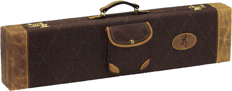 Browning Luggage Case O/u To - 34" Bbl Lona Flint/brown Browning