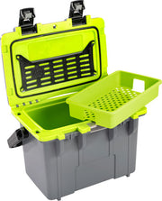 Pelican Coolers Im 14 Quart - Dkgray/green W/dry Storage Pelican