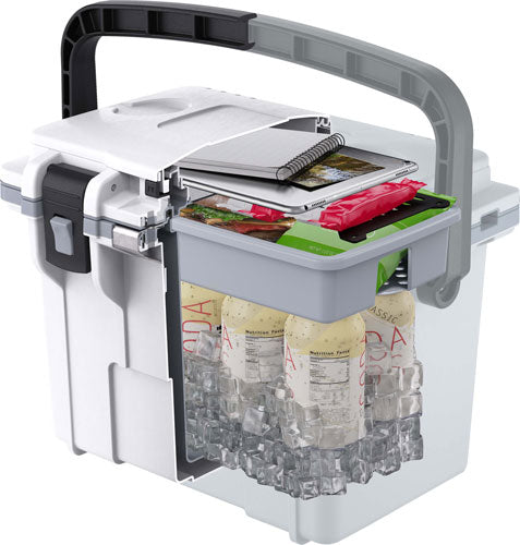 Pelican Coolers Im 14 Quart - White/gray W/dry Storage Pelican