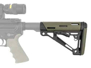 Hogue Ar-15 Collapsible Stock - Od Green Rubber Mil-spec Hogue