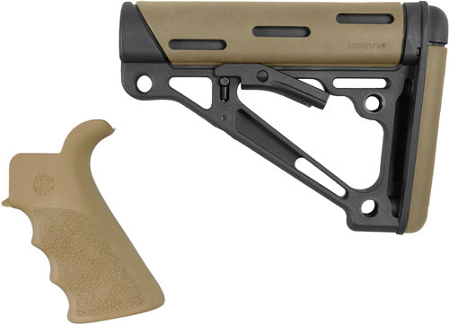 Hogue Ar-15 Grip & Overmolded - Collapsible Stk Mil-spec Fde Hogue