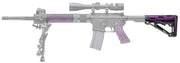 Hogue Ar-15 Collapsible Stock - Purple Rubber Mil-spec Hogue