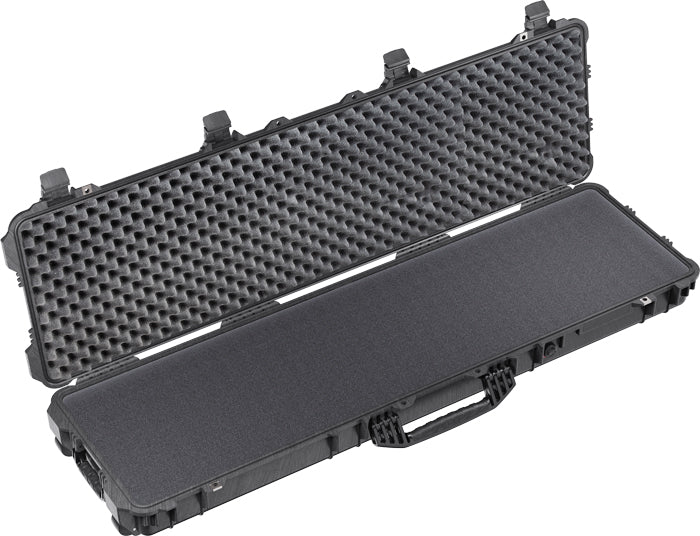 Pelican 1750 Case W/ Wheels - 3 Pc Foam Fits 48" Guns Black Pelican