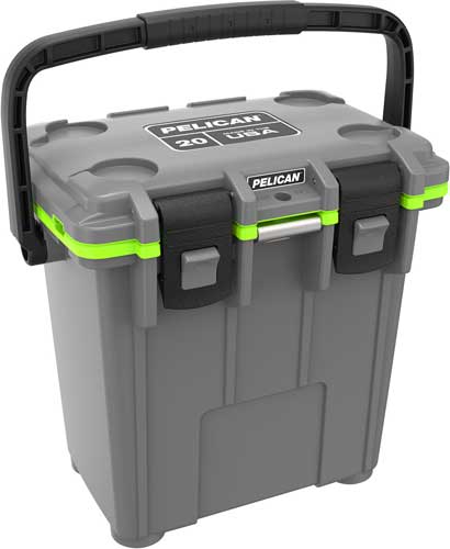 Pelican Coolers Im 20 Quart - Elite Dkgray/green Leg Cut Out Pelican