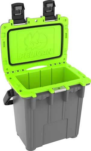 Pelican Coolers Im 20 Quart - Elite Dkgray/green Leg Cut Out Pelican