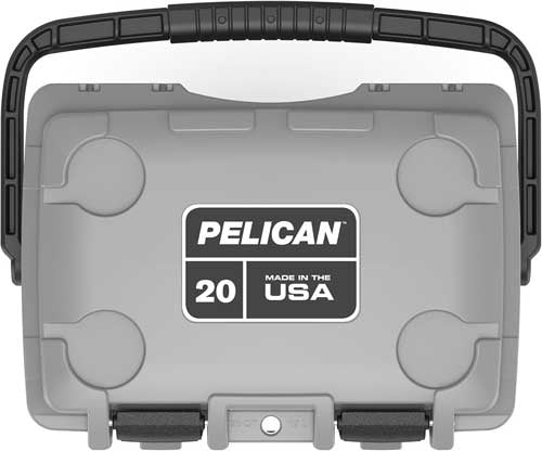 Pelican Coolers Im 20 Quart - Elite Dkgray/green Leg Cut Out Pelican