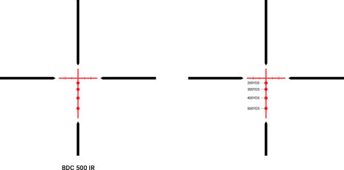 Athlon Scope Neos 4-12x40 - Ir Bdc 500 Sfp 1" Athlon