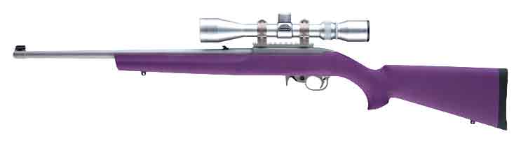 Hogue Stock Ruger 10/22 - Standard Weight Barrel Purple Hogue