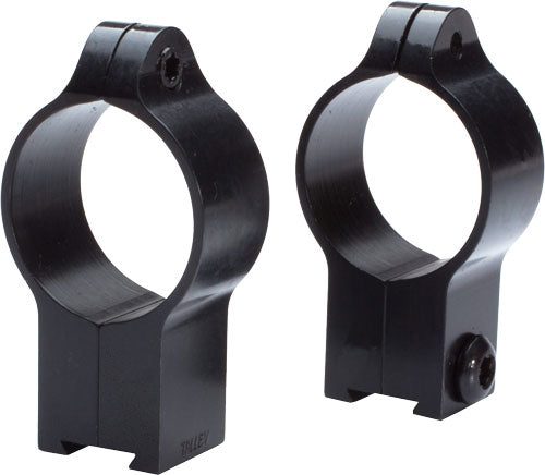 Talley 1" 22 Anschutz Steel - Rimfire Rings High For Dvetail Talley Manufacturing