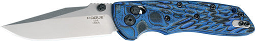 Hogue Deka 3.25" Able Lck Fldr - Clip Point G-mascus Blue Lava Hogue