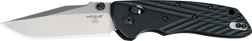 Hogue Deka 3.25" Able Lck Fldr - Clip Point G-10 Frame Black Hogue