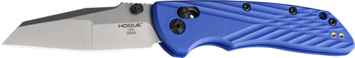 Hogue Deka Able Lock Folder - 3.25" Mod Wharncliffe Poly Blu Hogue