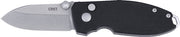 Crkt Squid 2.2" Fine Edge - Black/ss Button Lock D2 CRKT Knives