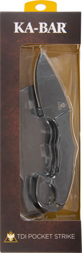 Ka-bar Tdi Pocket Strike Drop - Point 3.18" W/clip Sheath Ka-Bar Knives