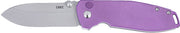 Crkt Squid Xm 2.9" Fine Edge - Violet/ss Button Lock D2 CRKT Knives